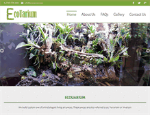 Tablet Screenshot of ecouarium.com